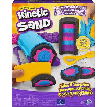 Kinetic Sand Kinetic Sand, Slice N` Surprise Set with 13.5oz of
