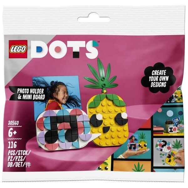 LEGO DOTS Pineapple Photo Holder and Mini Board