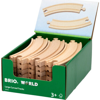 BRIO BRIO Large Curved Tracks (each)