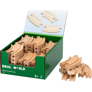 BRIO Short Curved Tracks (36 units in PDQ)