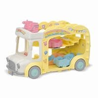 Calico Critters Rainbow Fun Nursery Bus