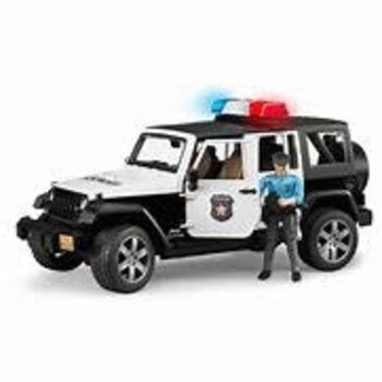 Bruder Jeep Wrangler Rubicon Unlimited Police Vehicle
