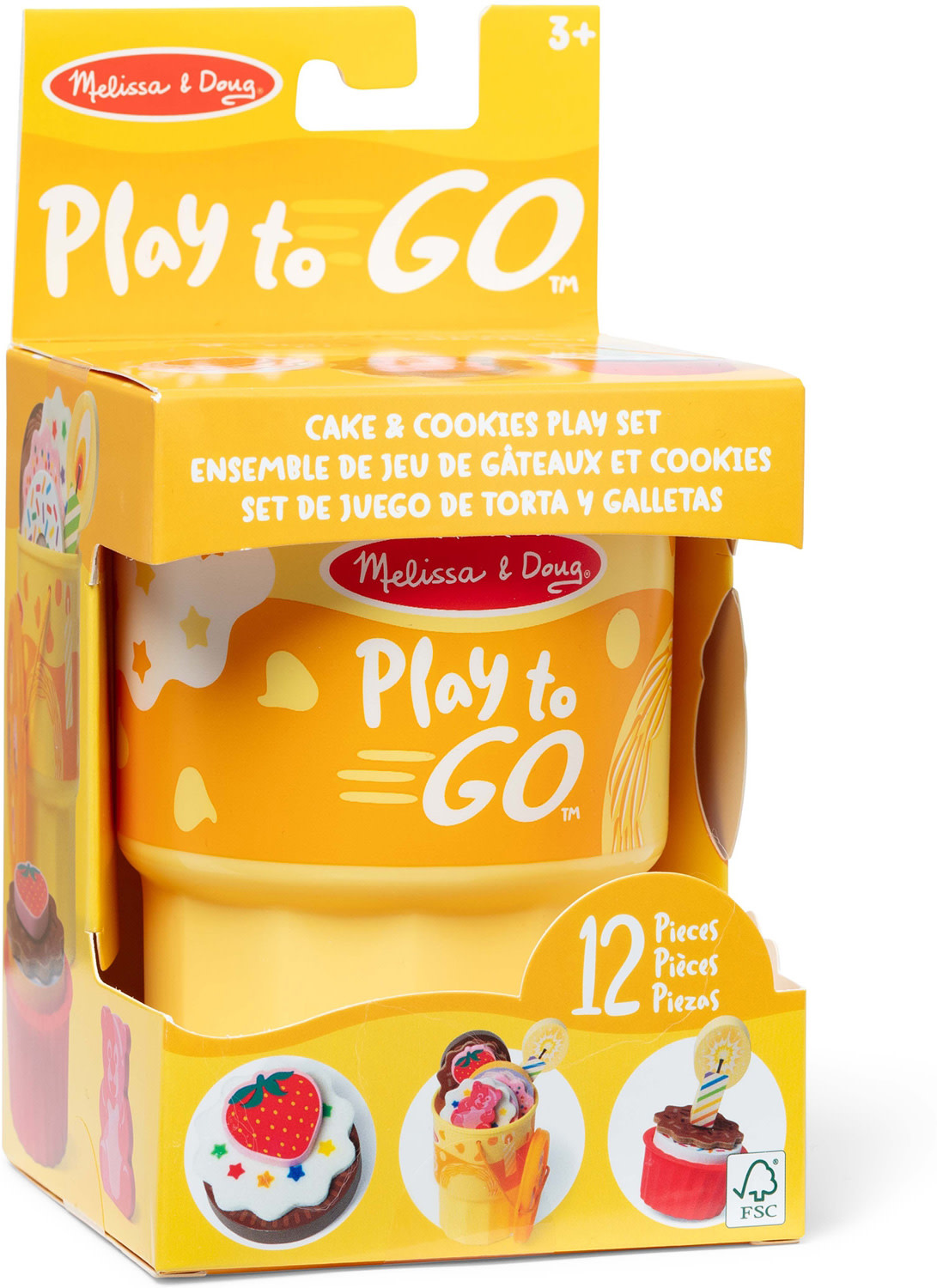 Melissa & Doug Play To Go Cake & Cookies Playset