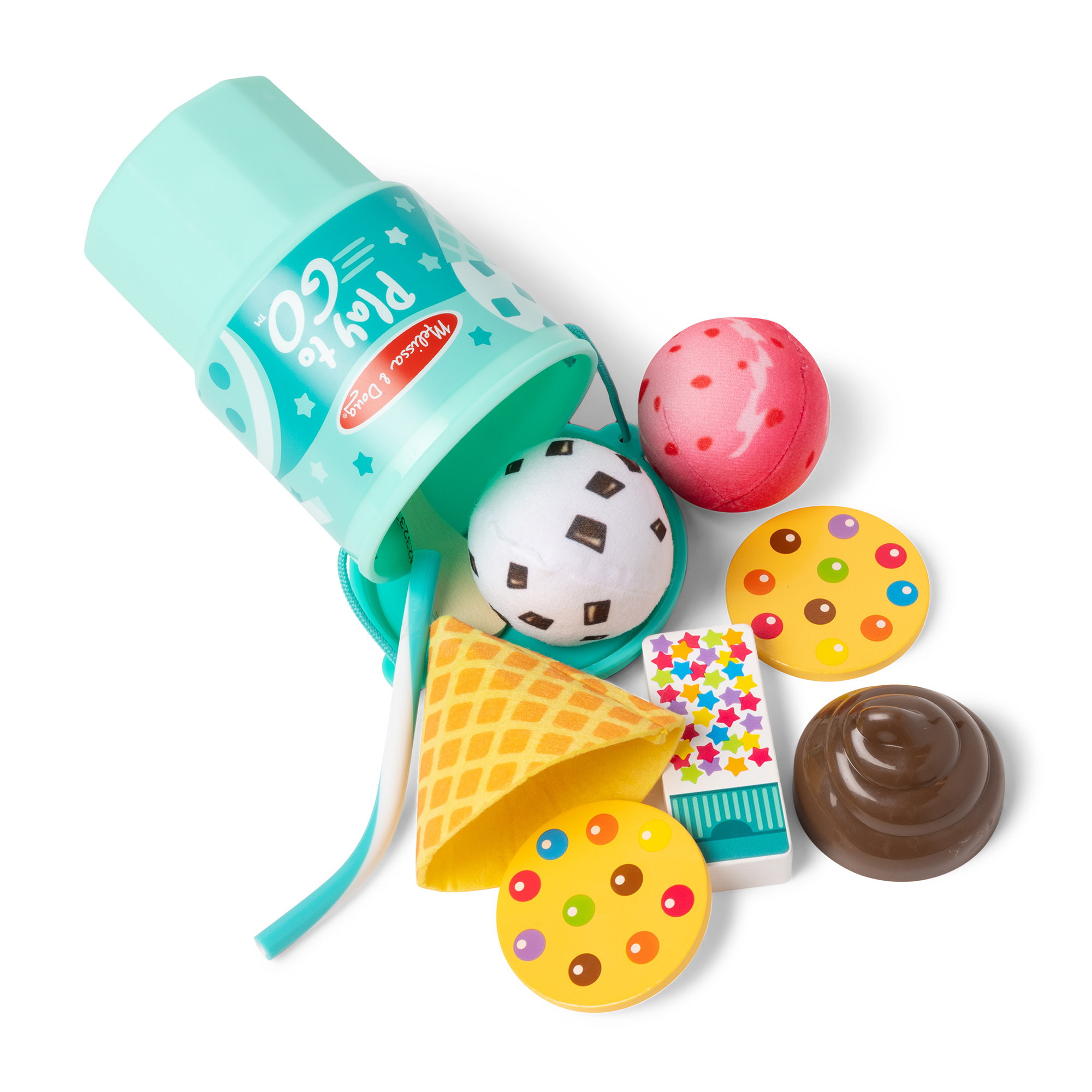 Melissa & Doug Play To Go Ice Cream Set