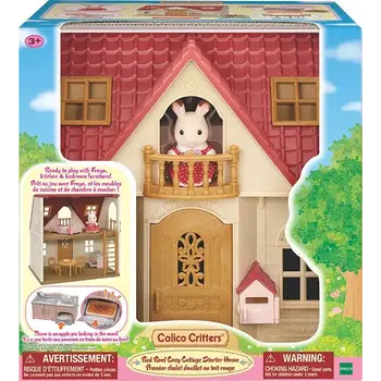 Calico Critters Red Roof Cozy Cottage Starter Home