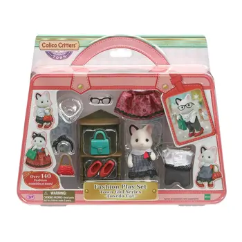 Calico Critters Fashion Playset Tuxedo Cat