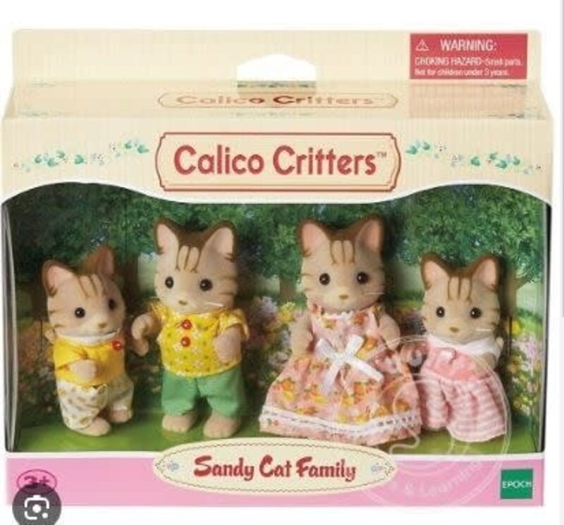 Calico Critters * Striped Cat Family