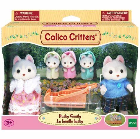 Calico Critters Husky Family