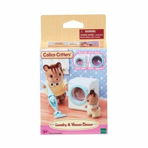 Calico Critters Laundry & Vacuum Cleaner