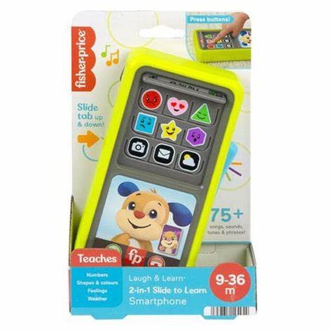 Fisher Price Laugh & Learn 2-in-1 Slide to Learn Smartphone