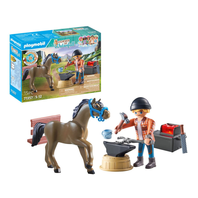 PLAYMOBIL Farrier with Horse