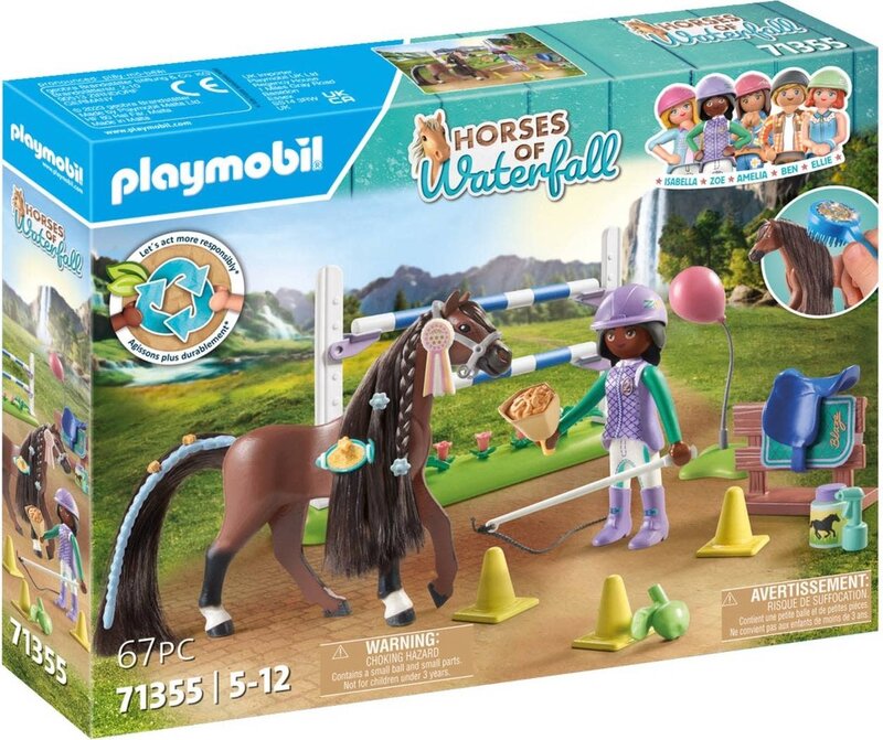 PLAYMOBIL Jumping Arena w Zoe & Blaze