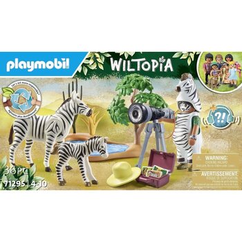 PLAYMOBIL Animal Photographer w/Zebras