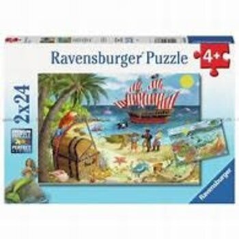Ravensburger Pirates & Mermaids 2x24 pc Puzzle