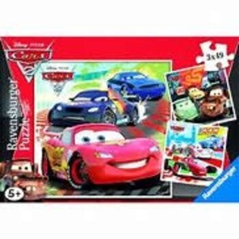Ravensburger Cars Worldwide Racing Fun 3 x 49 pc Puzzle