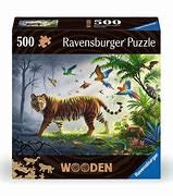 Ravensburger WOOD Jungle Tiger 500 pc Puzzle