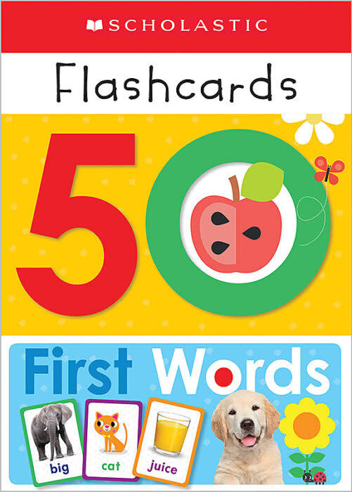 Scholastic 50 FIRST WORDS  SCHOLASTIC EARLY LEARNERS (Flashcards)