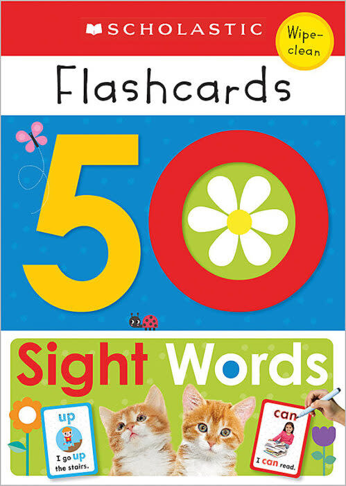 Scholastic 50 Sight Words: Scholastic Early Learners (Flashcards)