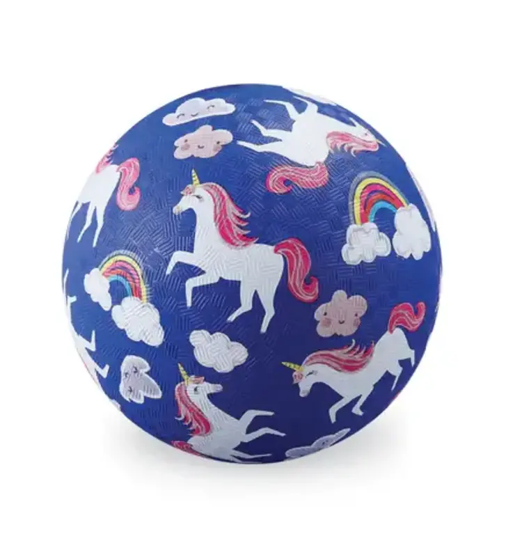 Crocodile Creek 7" Playground Ball / Purple Unicorn