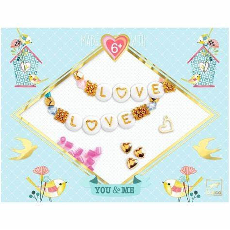 DJECO LGA Beads and Jewelry Love Letters
