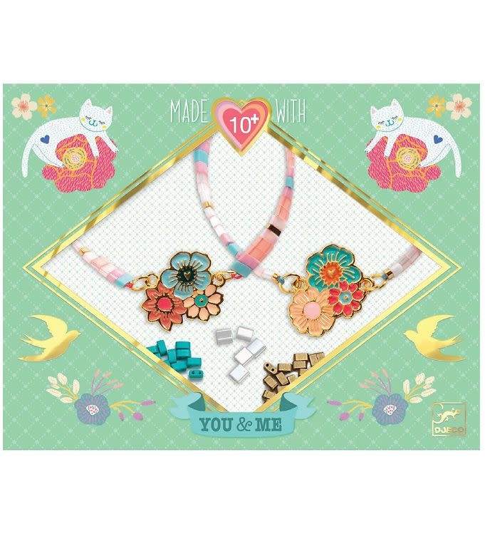 DJECO LGA Beads and Jewelry Tila and Flowers
