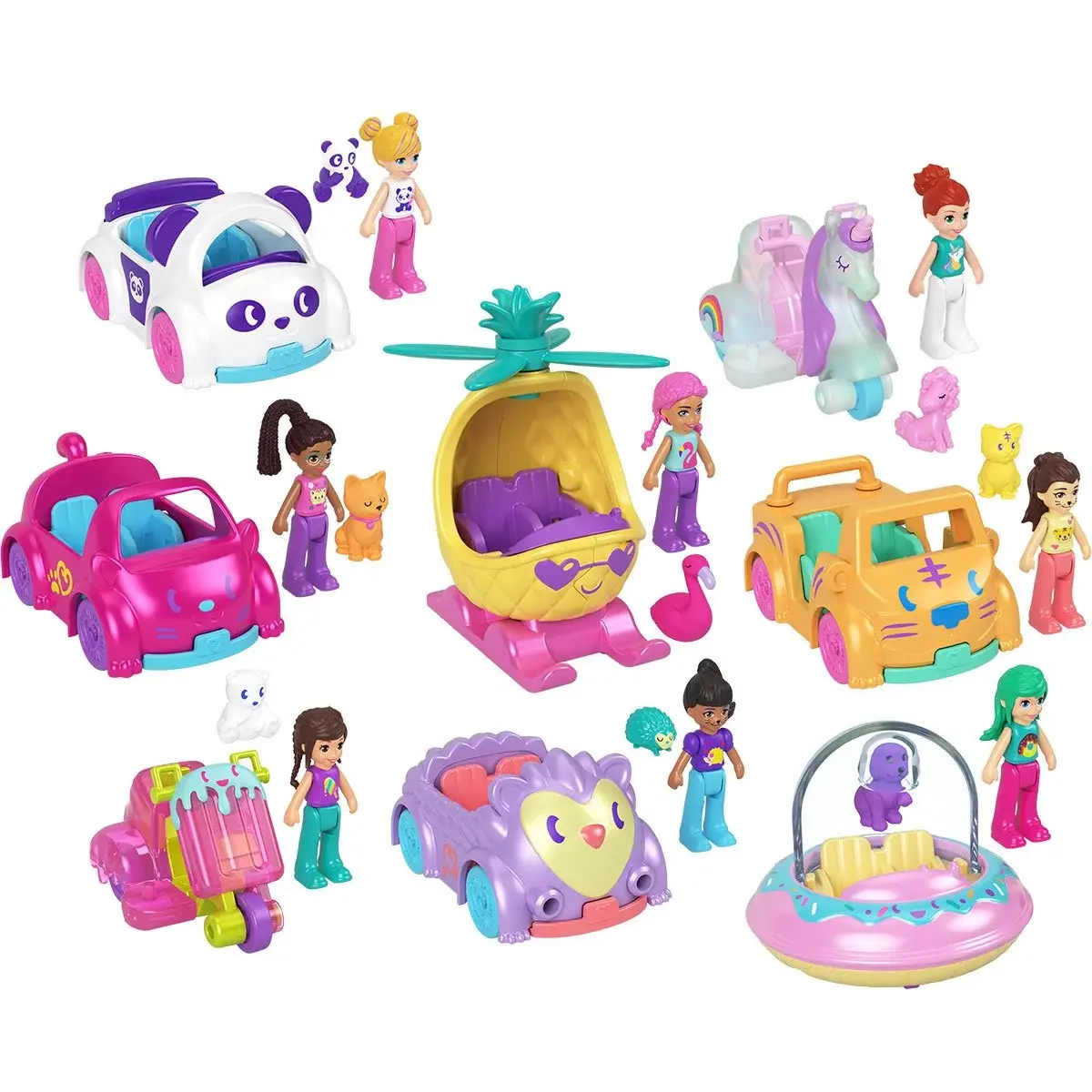 POLLY POCKET Doll & Vehicle