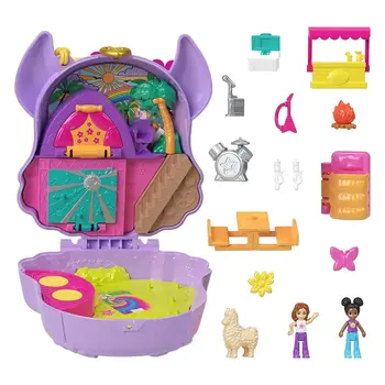 Polly Pocket Camp Adventure Llama Compact