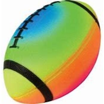 US Toy RAINBOW FOOTBALL/8 IN
