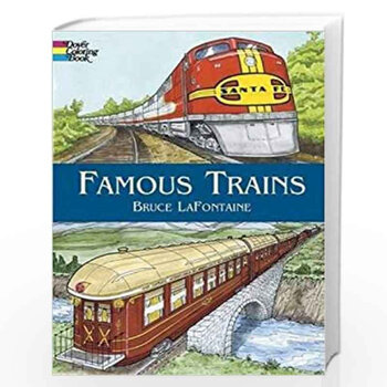 Dover Famous Trains Coloring Book