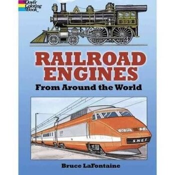 Dover Railroad Engines from Around  the World Coloring Book