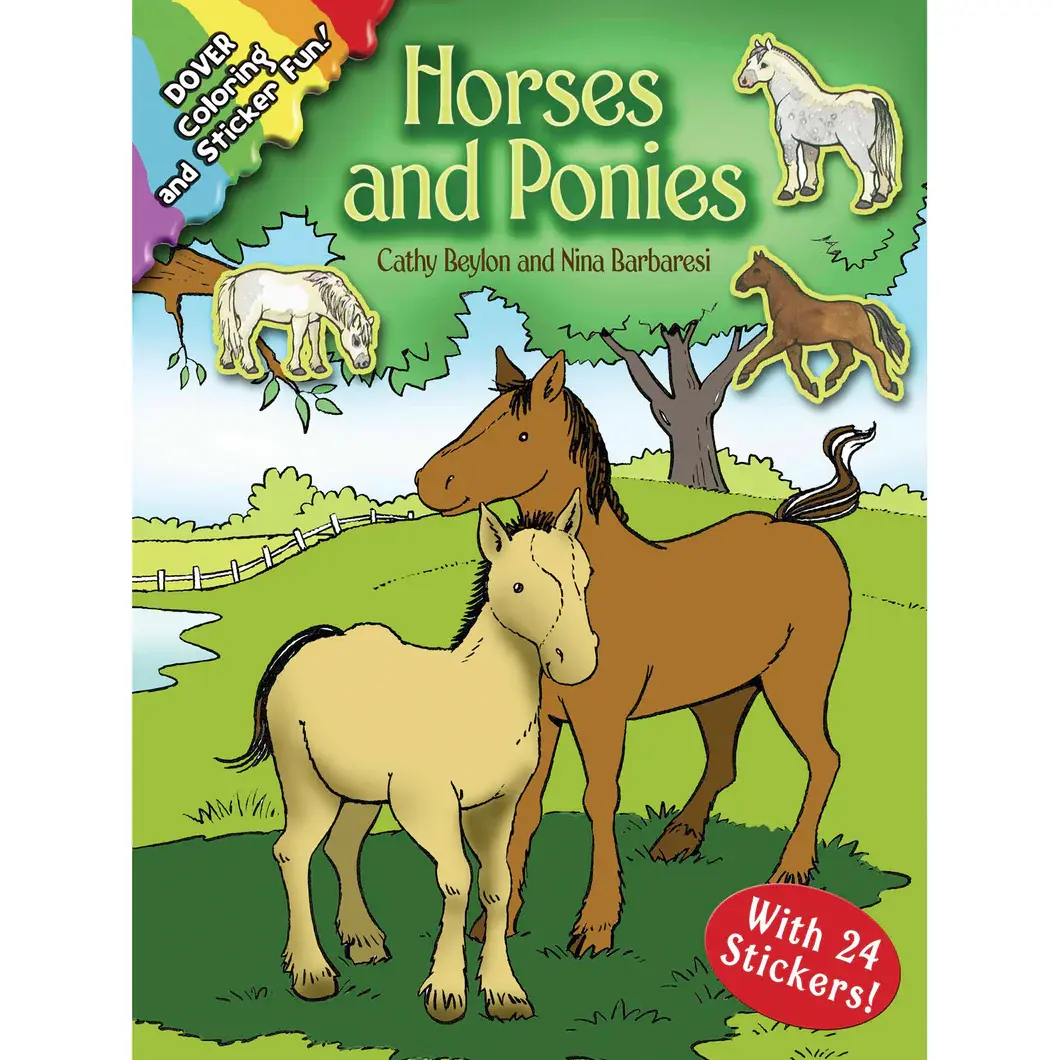 Dover Horses and Ponies Coloring Book
