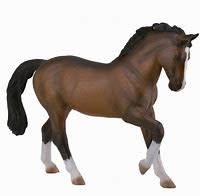 CollectA Warmblooded bay stallion