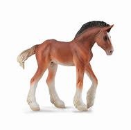 CollectA Bay Clydesdale Foal