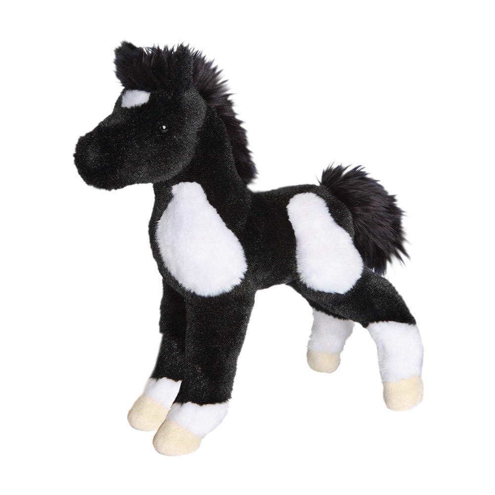 Douglas Black & White Paint Foal 10"