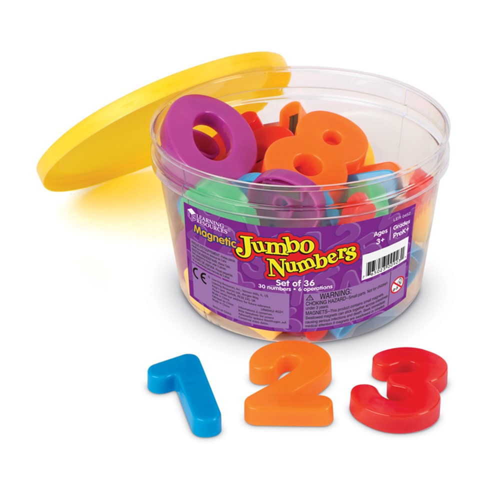 Learning Resources Jumbo Magnetic Numbers & Operations
