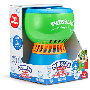 Little Kids Fubbles No-Spill Fun-Finiti Bubble Machine