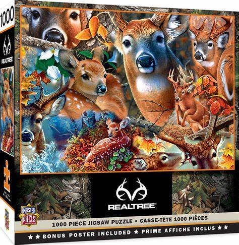 MasterPieces RealTree - Forest Beauties 1000pc Puzzle
