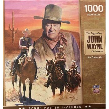 MasterPieces John Wayne - The Cowboy Way 1000pc Puzzle