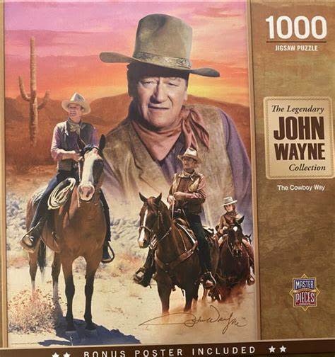 MasterPieces John Wayne - The Cowboy Way 1000pc Puzzle