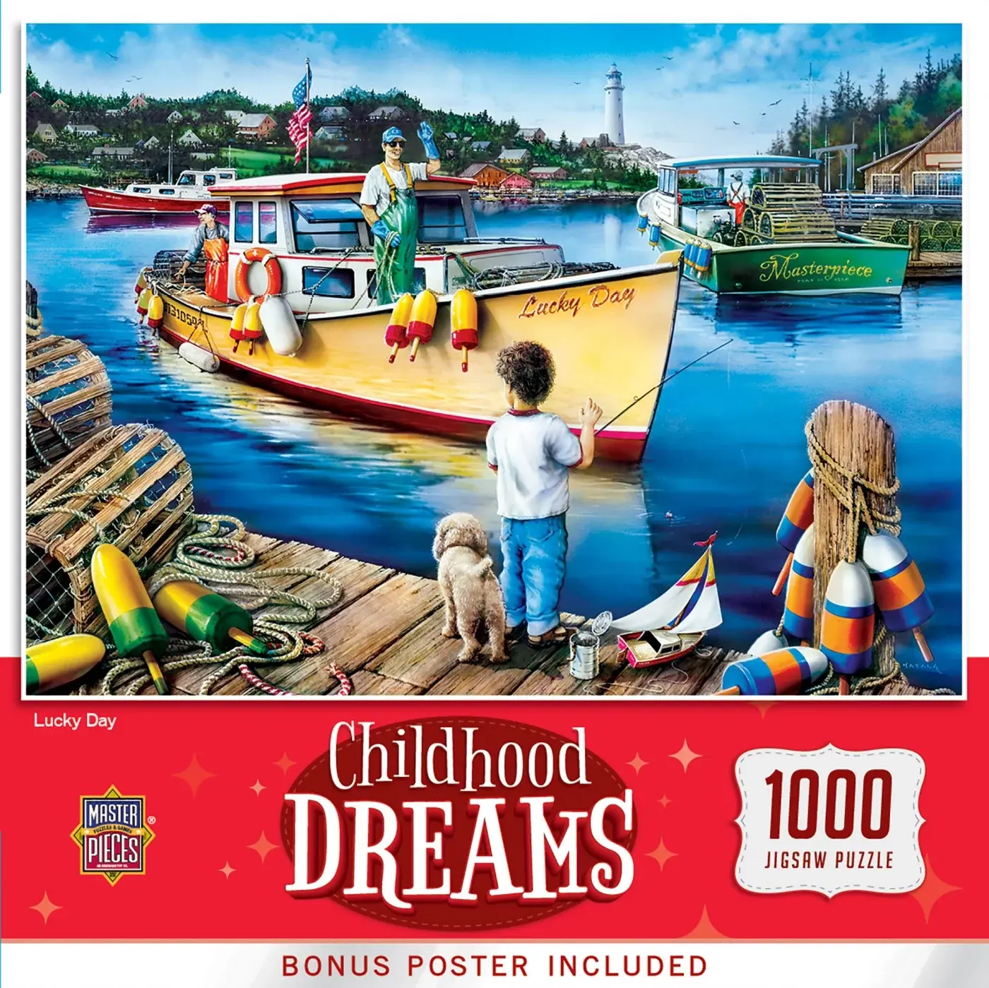 MasterPieces Childhood Dreams - Lucky Day 1000pc Puzzle