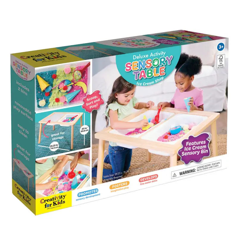 Faber-Castell Deluxe Activity Sensory Table Ice Cream Shop