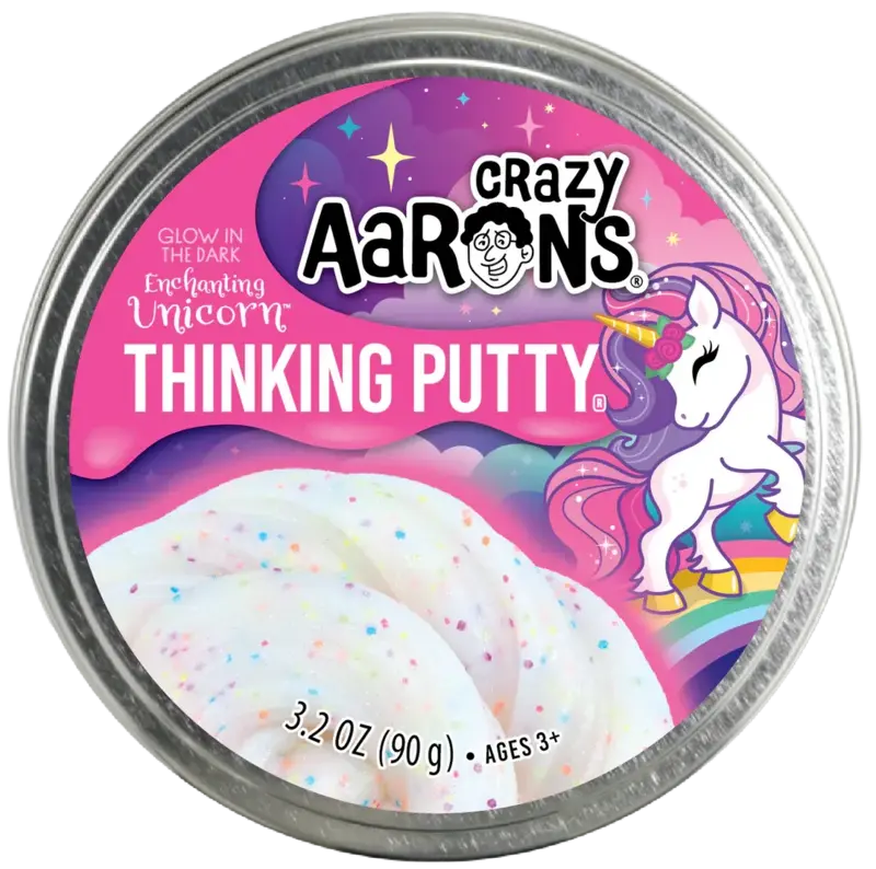 Crazy Aaron Enchanting Unicorn, 4" tin