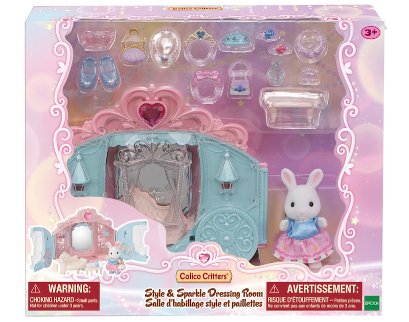 Calico Critters Style & Sparkle Dressing Room
