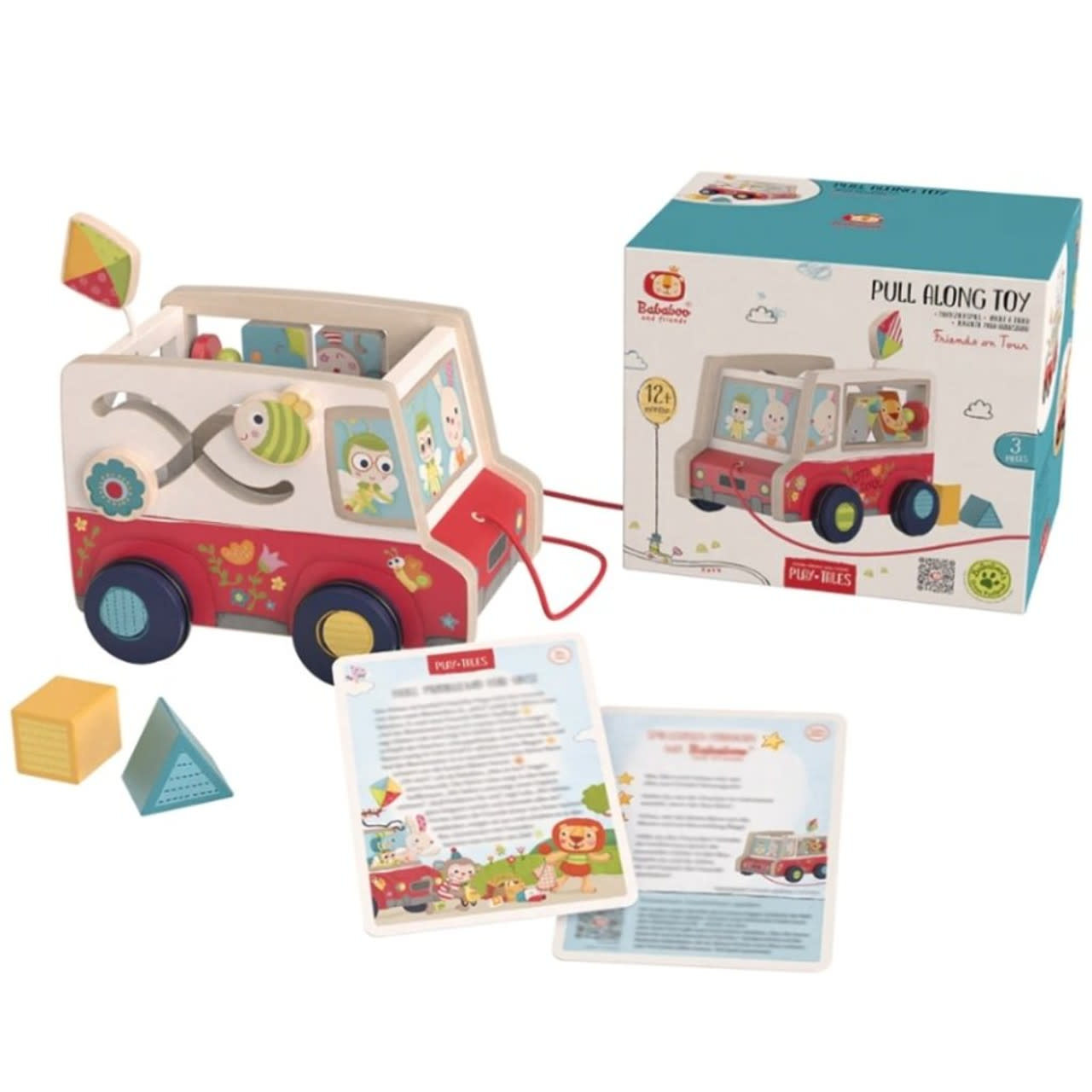 Bababoo and friends Friends on Tour Push and Pull Toy