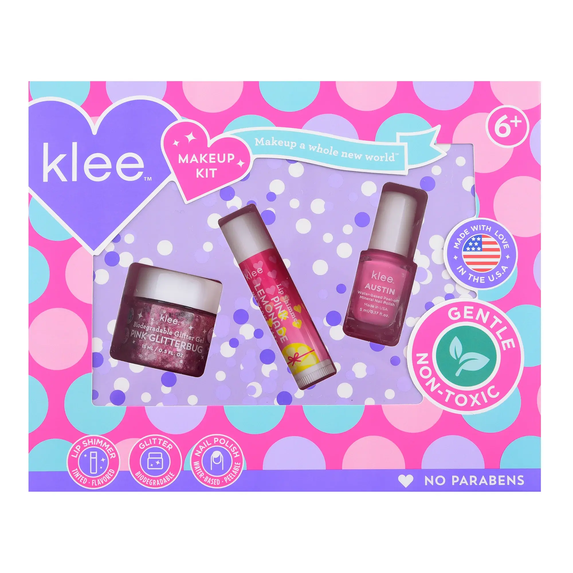 Pink Sugar Swirls Play Makeup Kit (3 pc set)