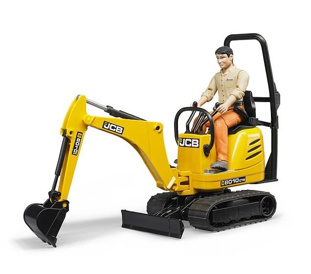 Bruder JCB Micro Excavator 8810 CTS & Worker