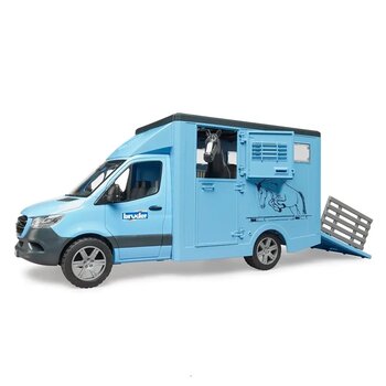 Bruder MB Sprinter  Animal Transporter w/Horse