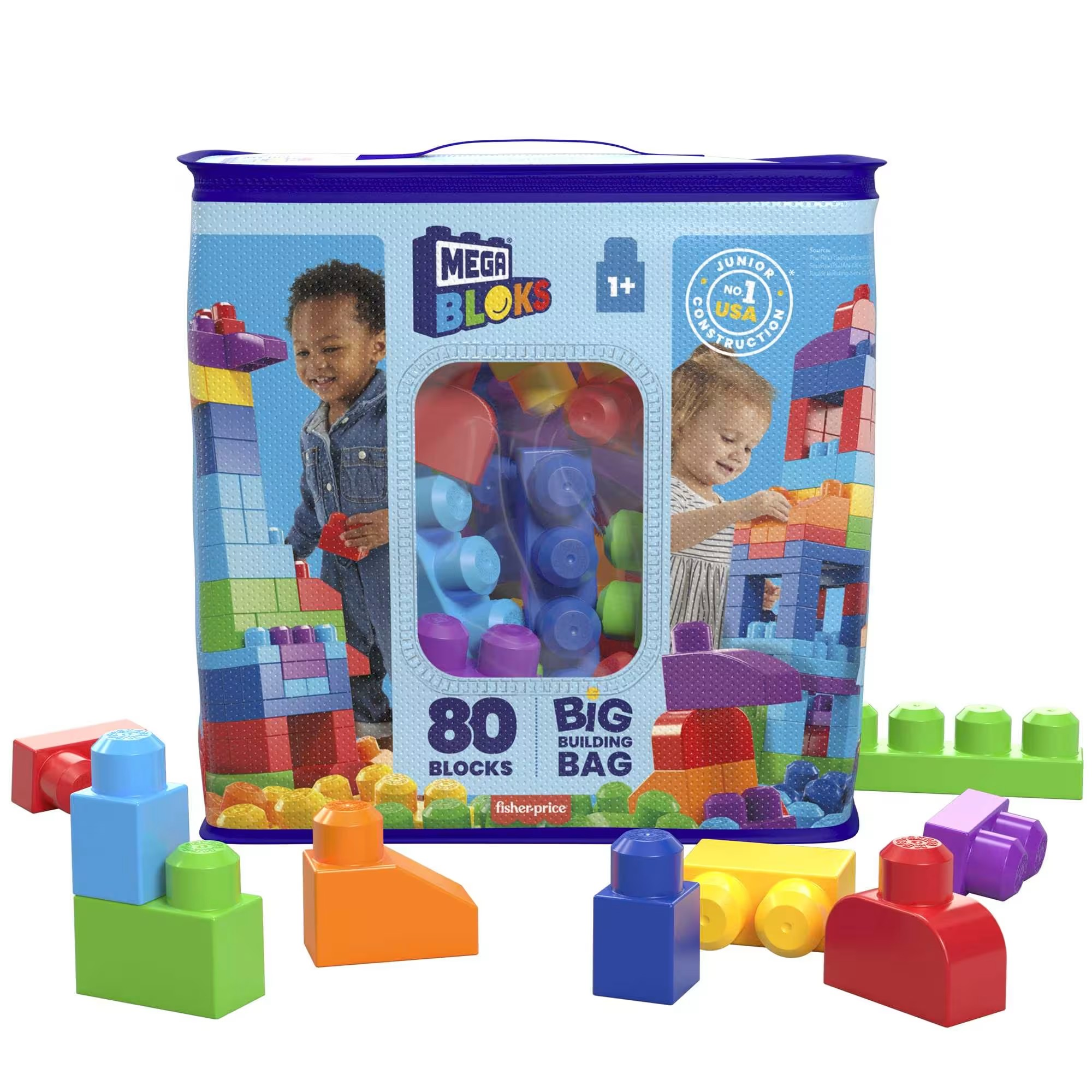 Mega Blok BIG BUILDING BAG (BLUE)