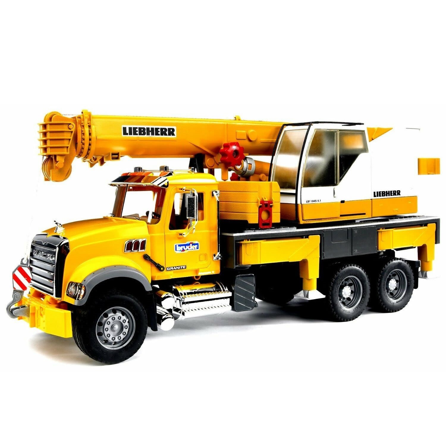 Bruder MACK Granite Liebherr crane truck