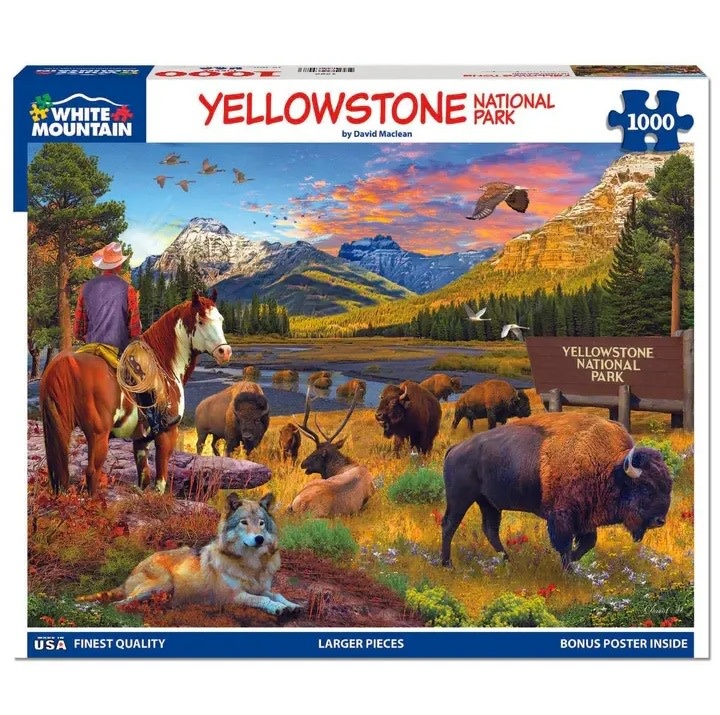 White Mountain Puzzles Yellowstone 1000 pc